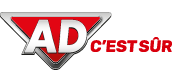 Logo AD C’est sûr – réseau automobile accompagné sur des dispositifs promotionnels