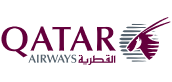 Logo Qatar Airways – compagnie aérienne accompagnée sur des dispositifs digitaux
